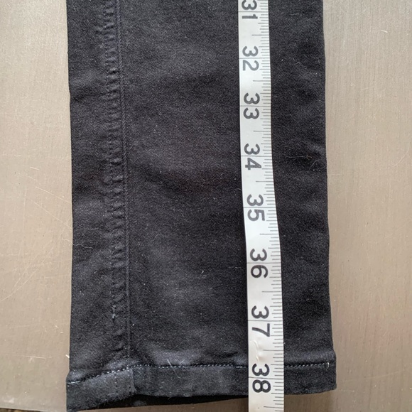 AGOLDE Black Pinch Waist Skinny Jean - Picture 7 of 7